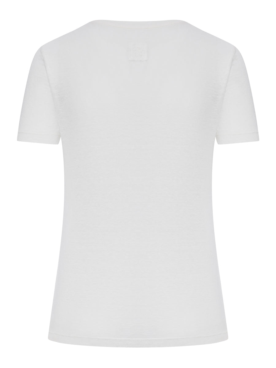 T-SHIRT A MANICHE CORTE CON SCOLLO AMPIO