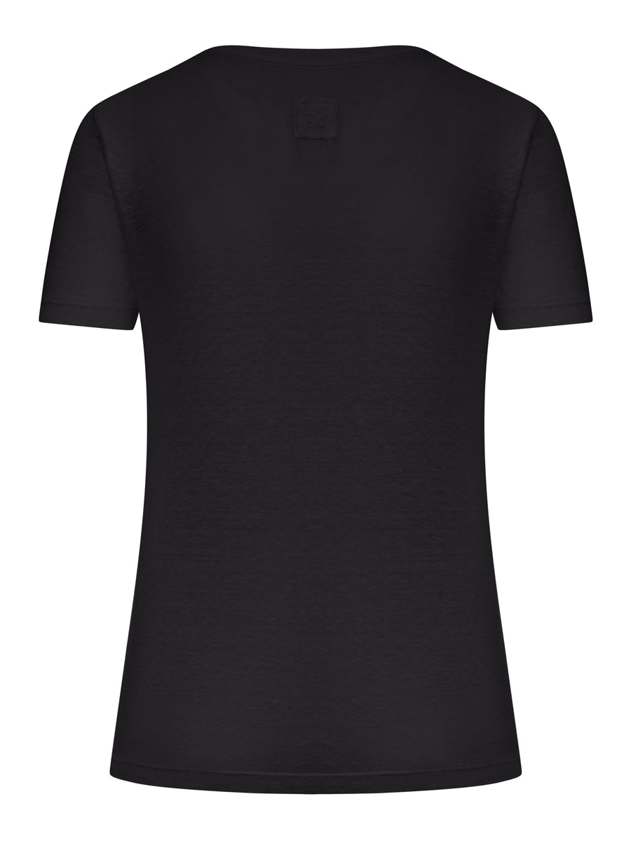 T-SHIRT A MANICHE CORTE CON SCOLLO AMPIO