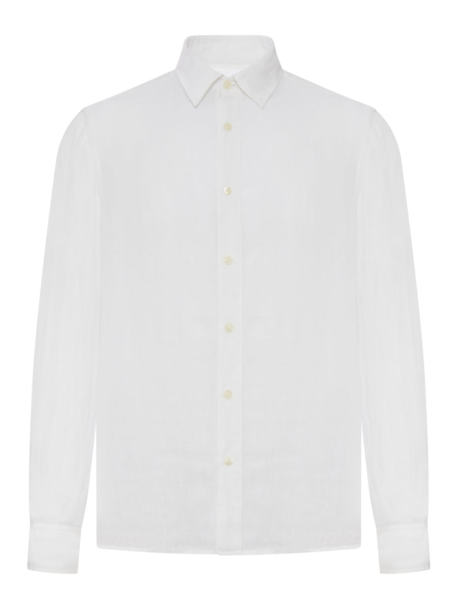 CAMICIA IN LINO REGULAR FIT