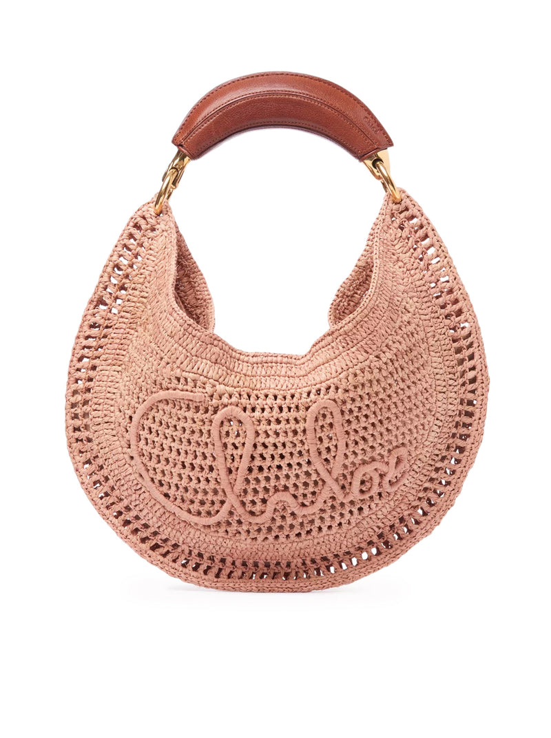 BORSA HOBO SUMMER BANANA IN RAFIA