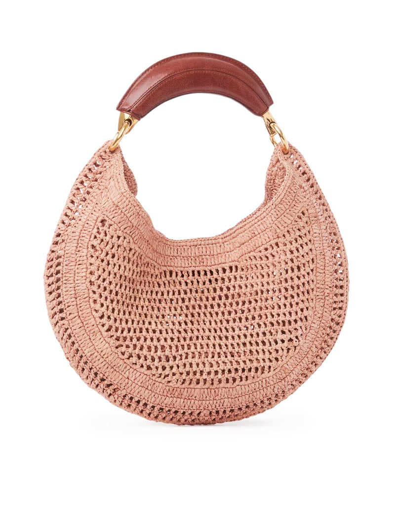 BORSA HOBO SUMMER BANANA IN RAFIA