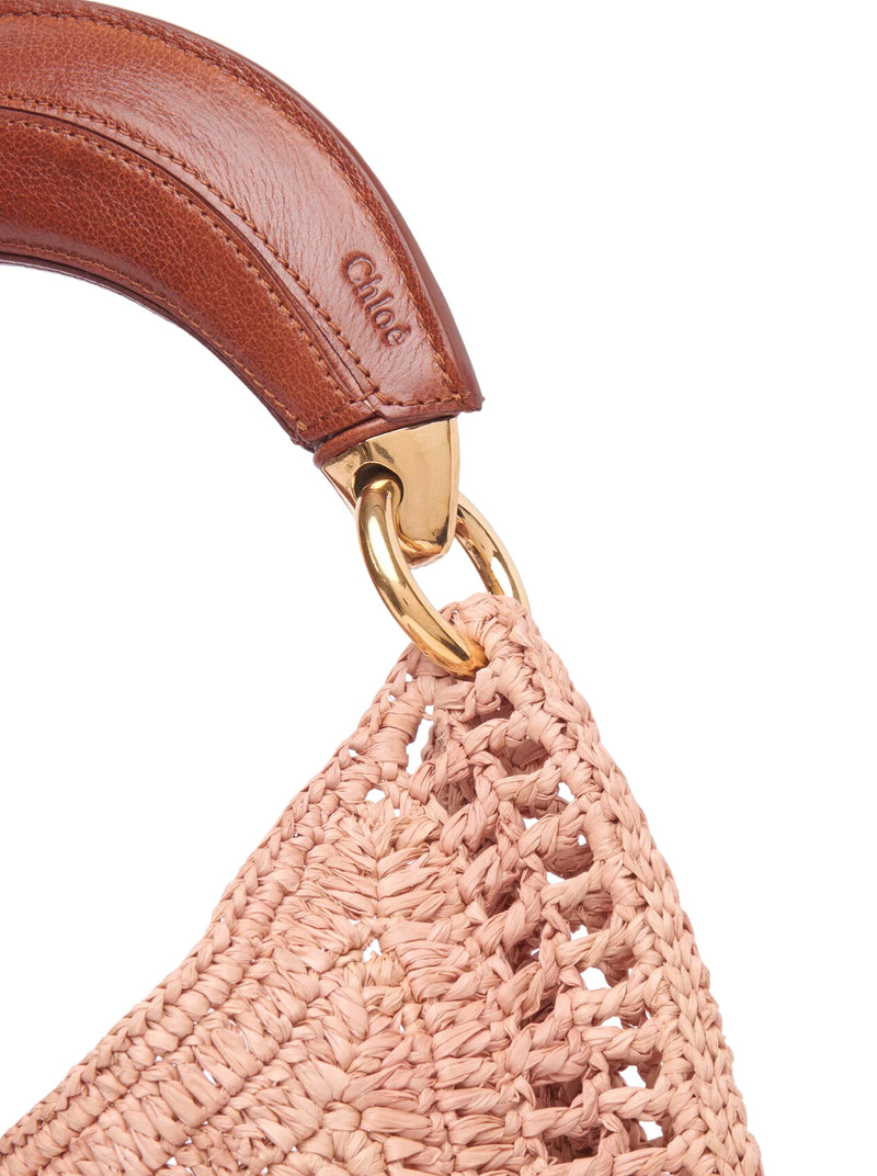 BORSA HOBO SUMMER BANANA IN RAFIA