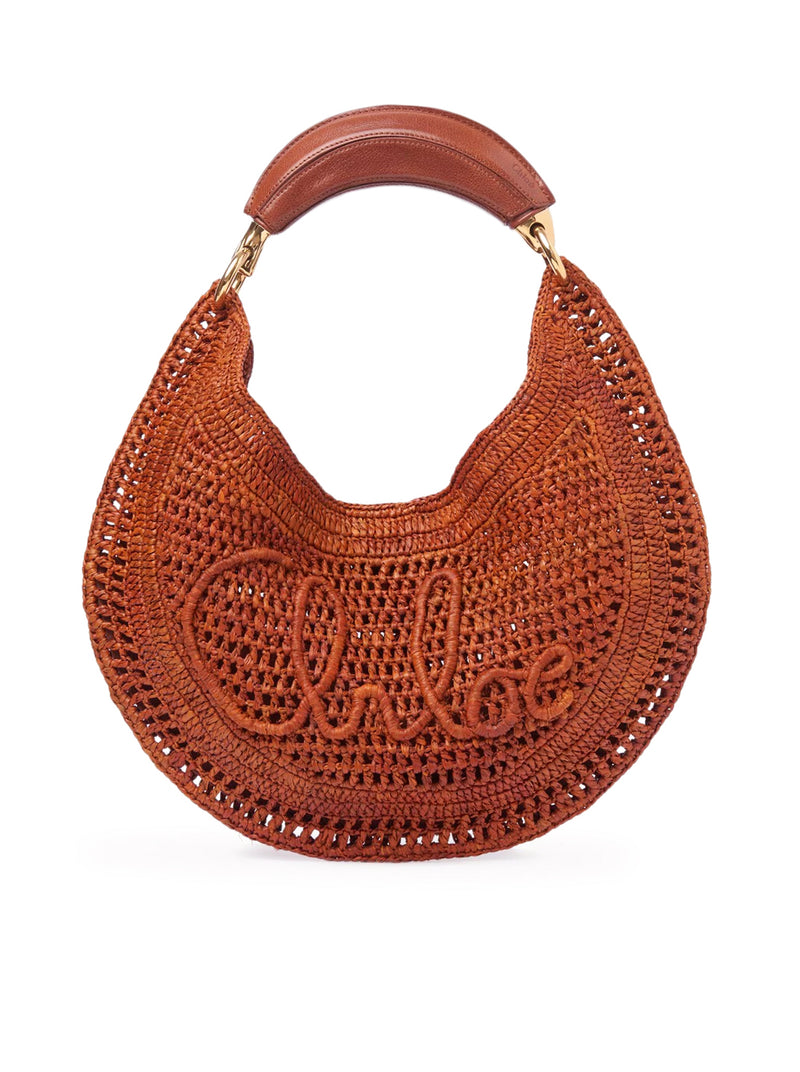 BORSA HOBO SUMMER BANANA IN RAFIA