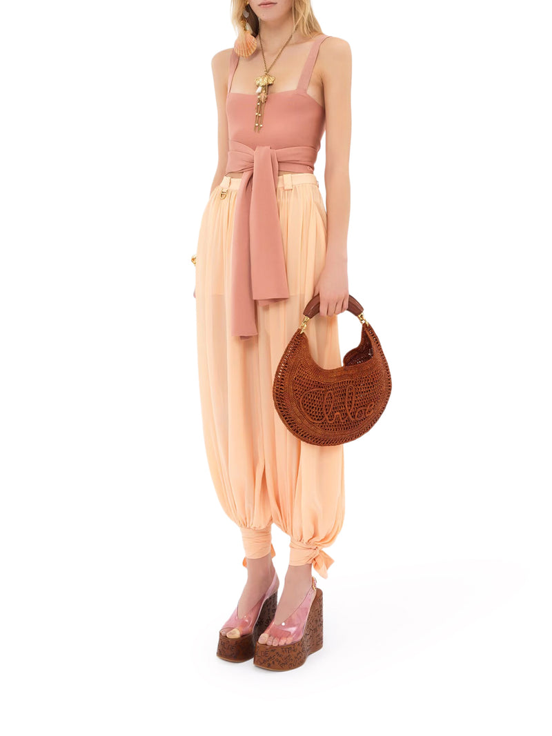 BORSA HOBO SUMMER BANANA IN RAFIA