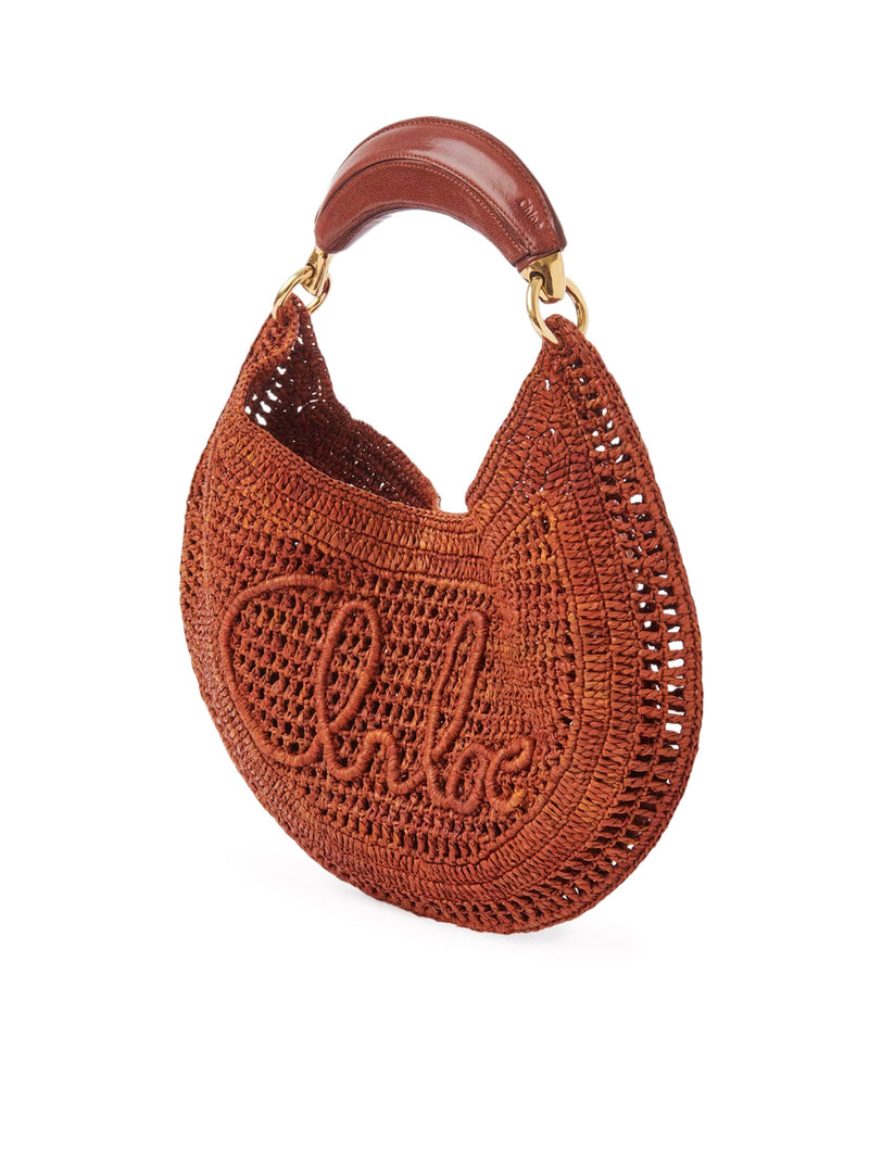 BORSA HOBO SUMMER BANANA IN RAFIA