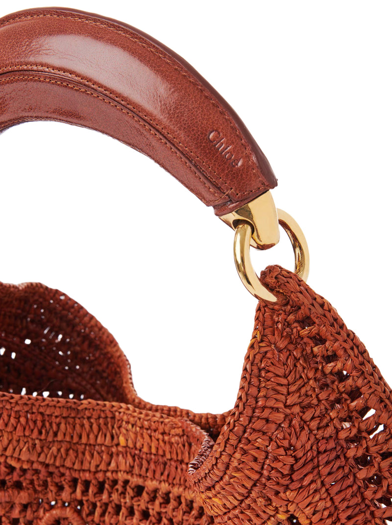 BORSA HOBO SUMMER BANANA IN RAFIA