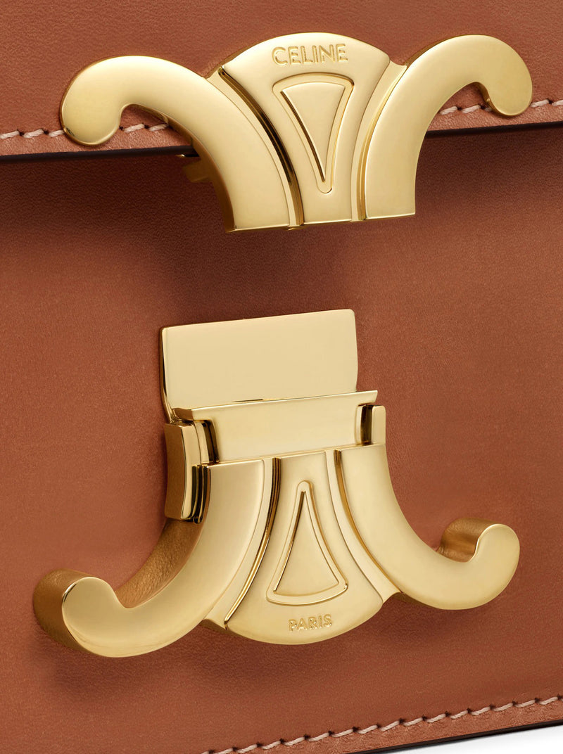 BORSA TRIOMPHE FOLIO MEDIA IN PELLE DI VITELLO