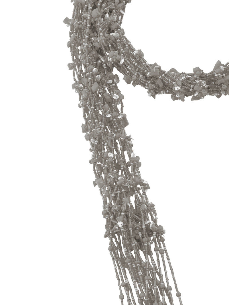 COLLANA CON SCIARPA RICAMATA
