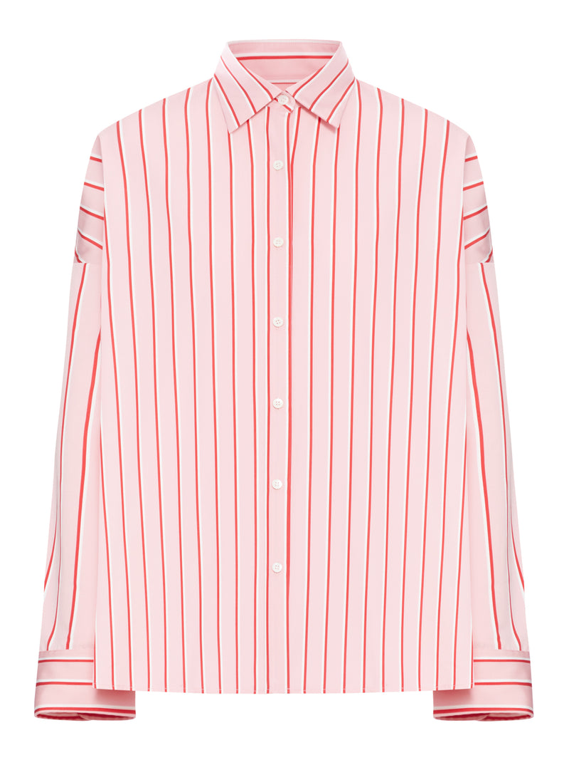 CAMICIA IN COTONE A RIGHE
