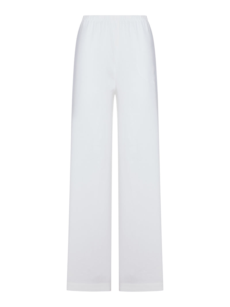 PANTALONE DESTINO IN TELA DI MISTO LINO