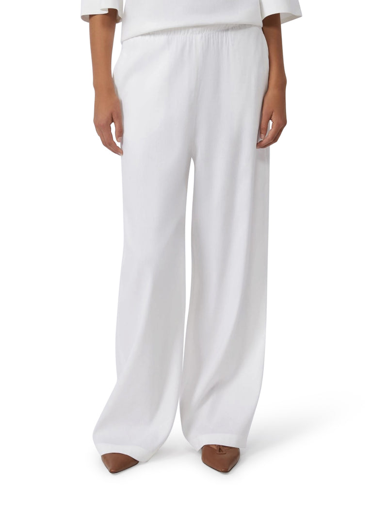 PANTALONE DESTINO IN TELA DI MISTO LINO