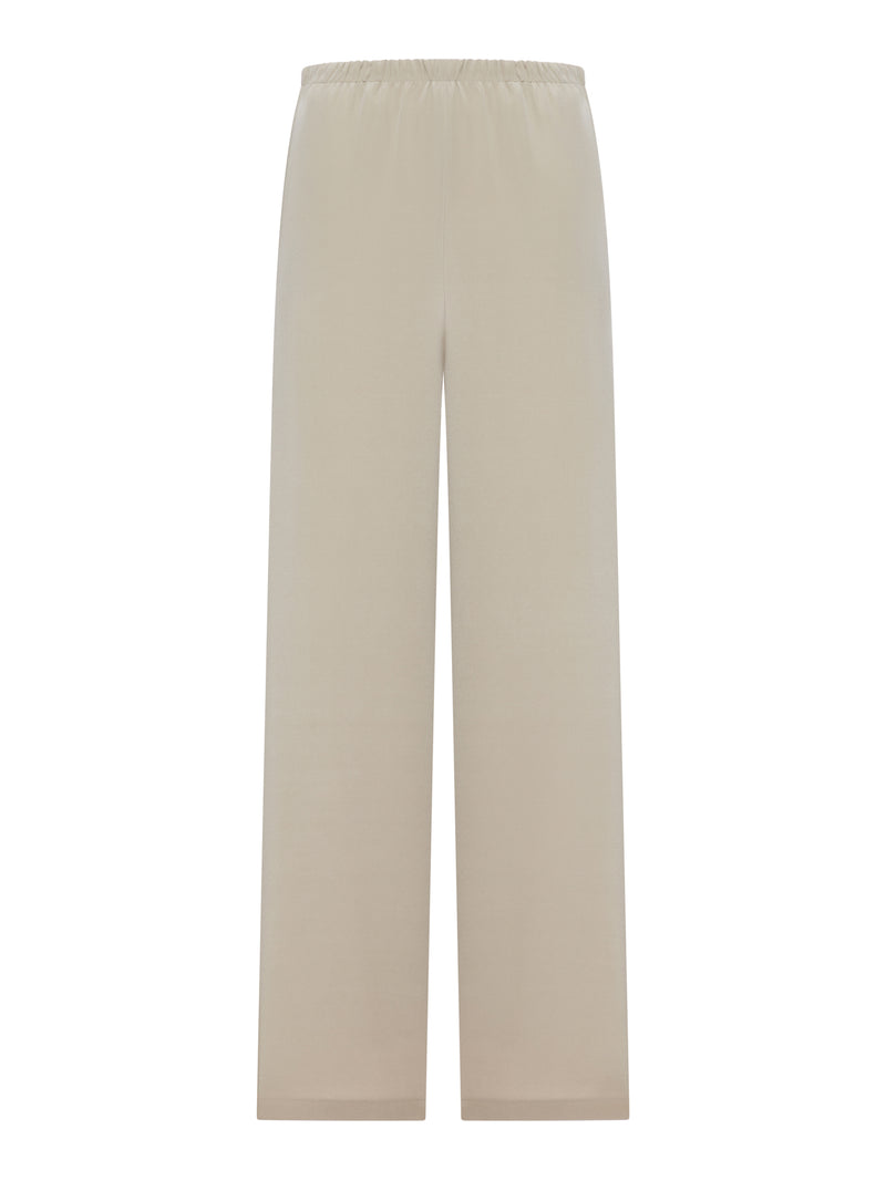 PANTALONE MAGA IN CRÊPE DE CHINE DI SETA