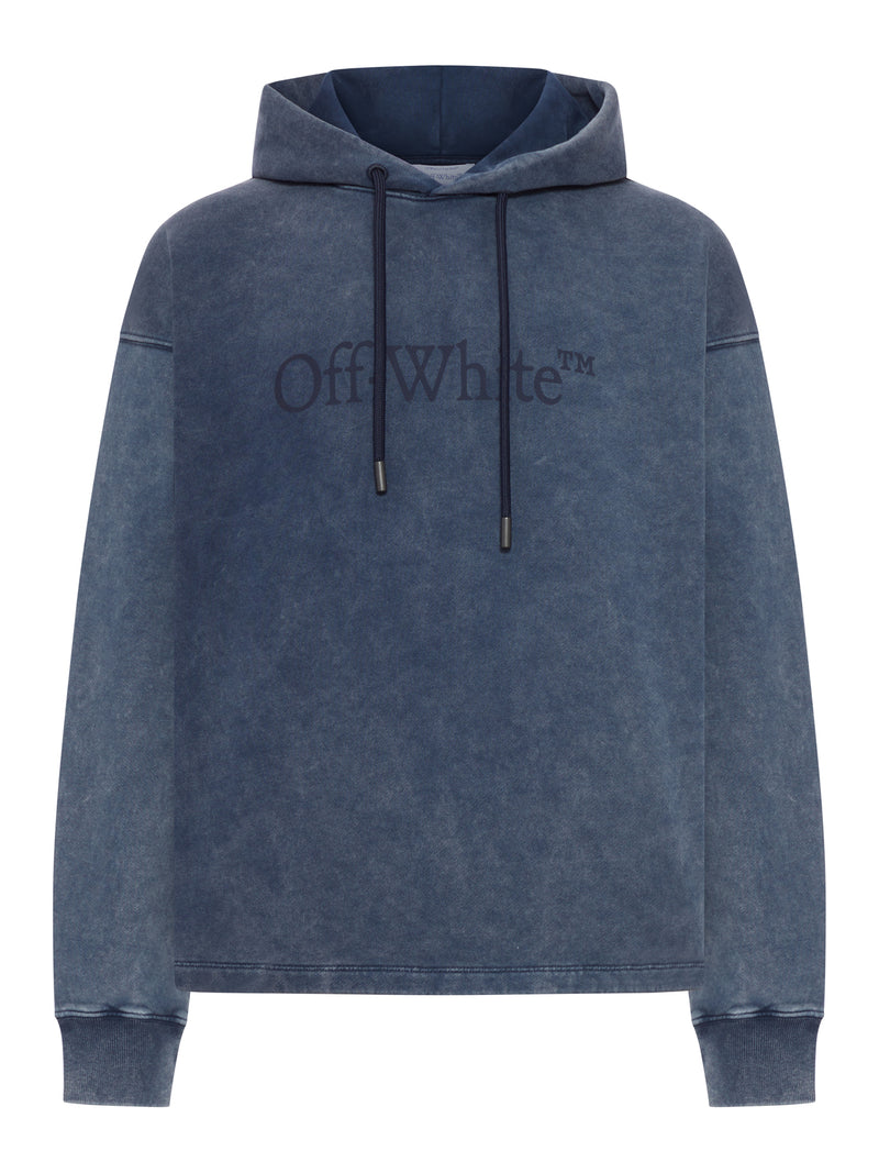 FELPA CON CAPPUCCIO LAUNDRY LOOSE