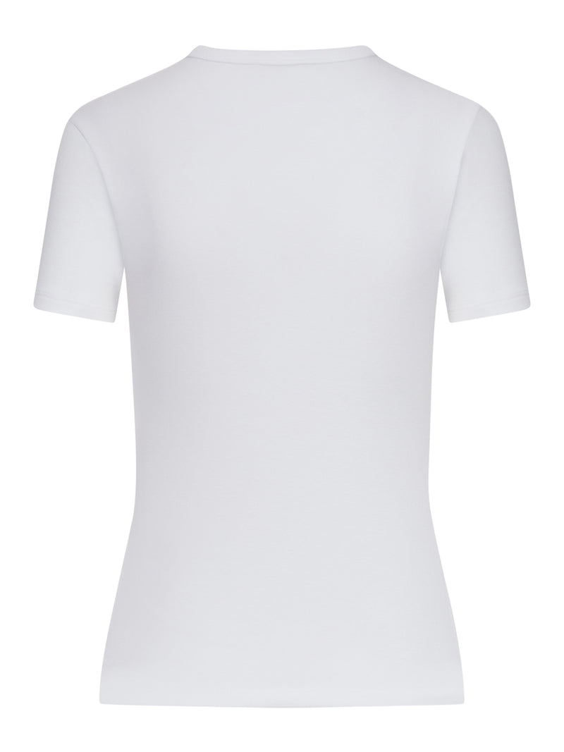 T-SHIRT SLIM FIT IN COTONE CON LOGO