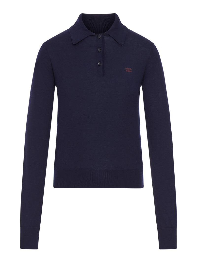 POLO IN COTONE CON LOGO TRIOMPHE