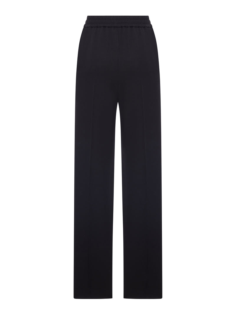 PANTALONI WIDE LEG IN LANA