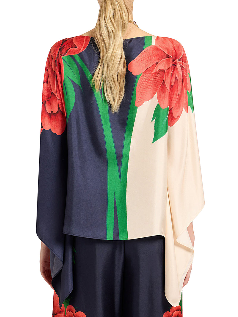 TOP IN TWILL DI SETA