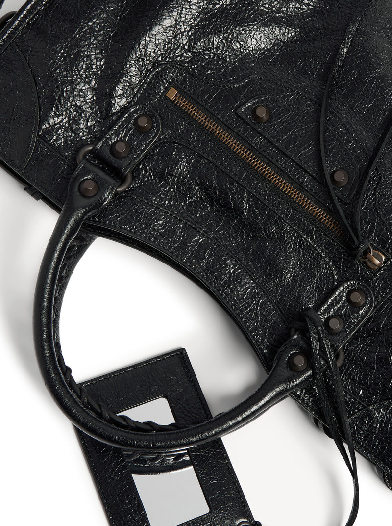 BORSA LE CITY MEDIA IN NERO