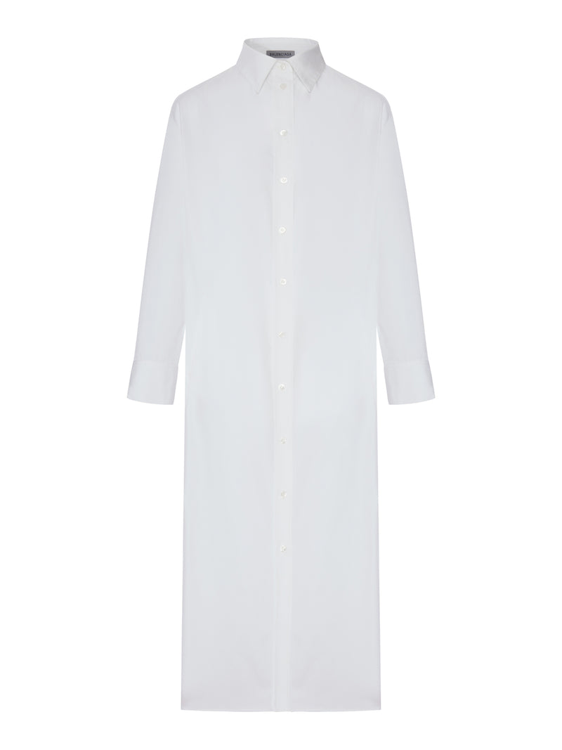 ABITO CHEMISIER LUNGO CON DRAPPEGGIO SUL RETRO