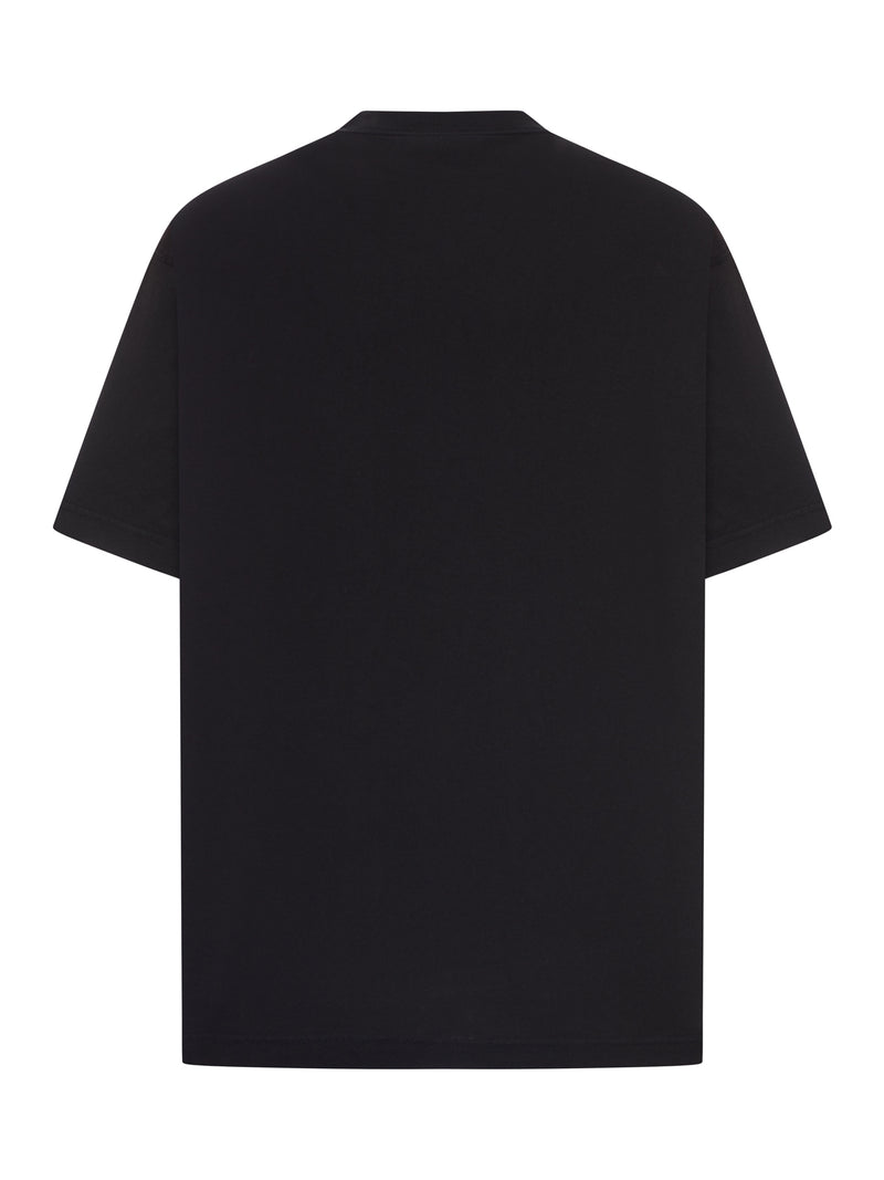 T-SHIRT IN COTONE CON STAMPA PIAZZATA