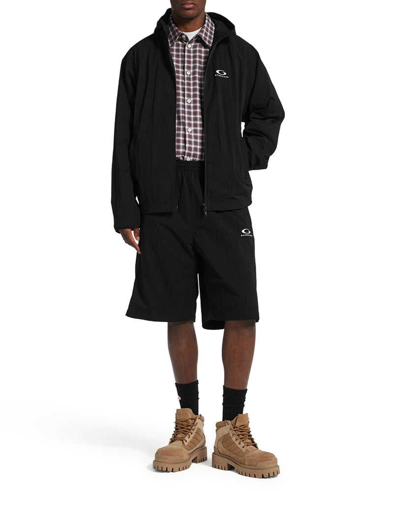 GIACCA CON ZIP IN TESSUTO TECNICO