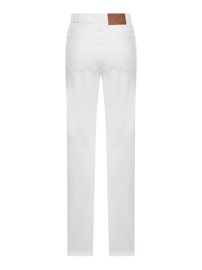 JEANS DANIELLE IN COTONE BIANCO
