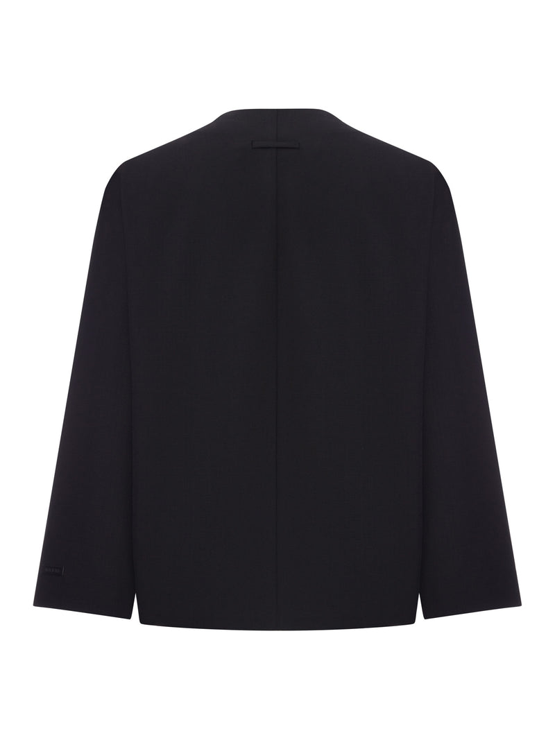 GIACCA CROPPED SENZA REVERS IN LANA