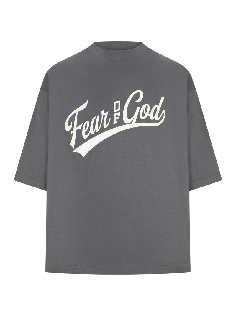 T-SHIRT OVERSIZE CON STAMPA LOGO FRONTALE