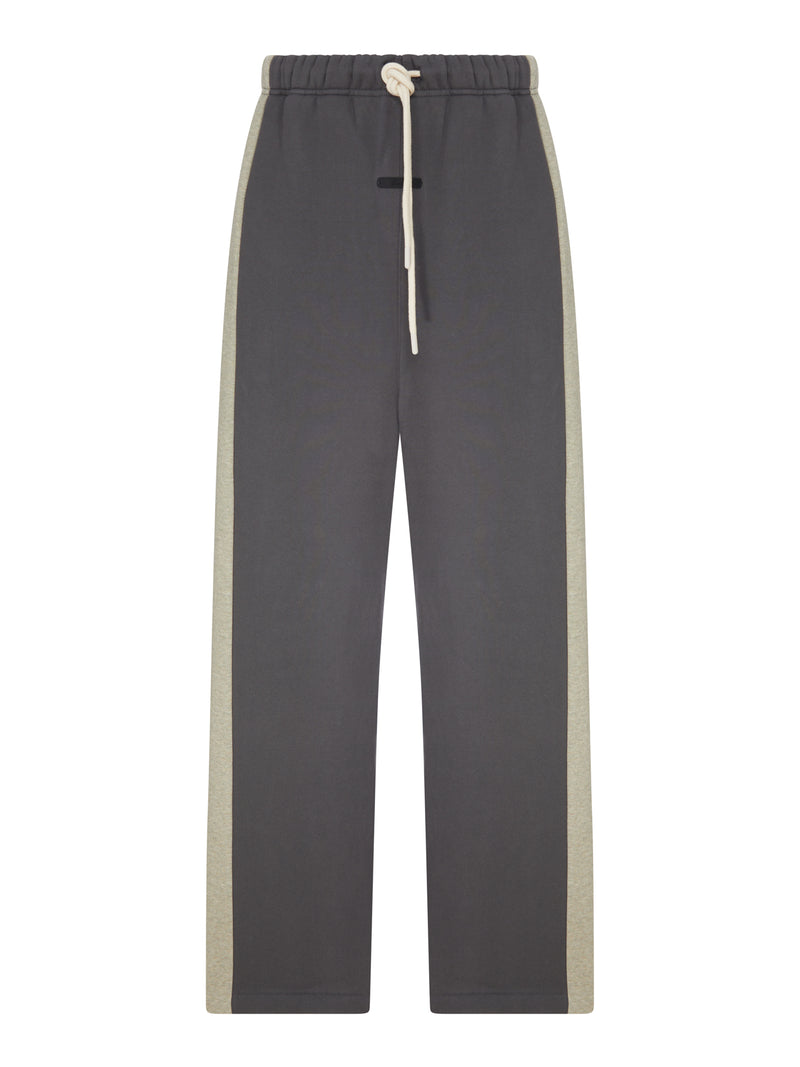 PANTALONI JOGGER A GAMBA DRITTA CON BANDE LATERALI A CONTRASTO