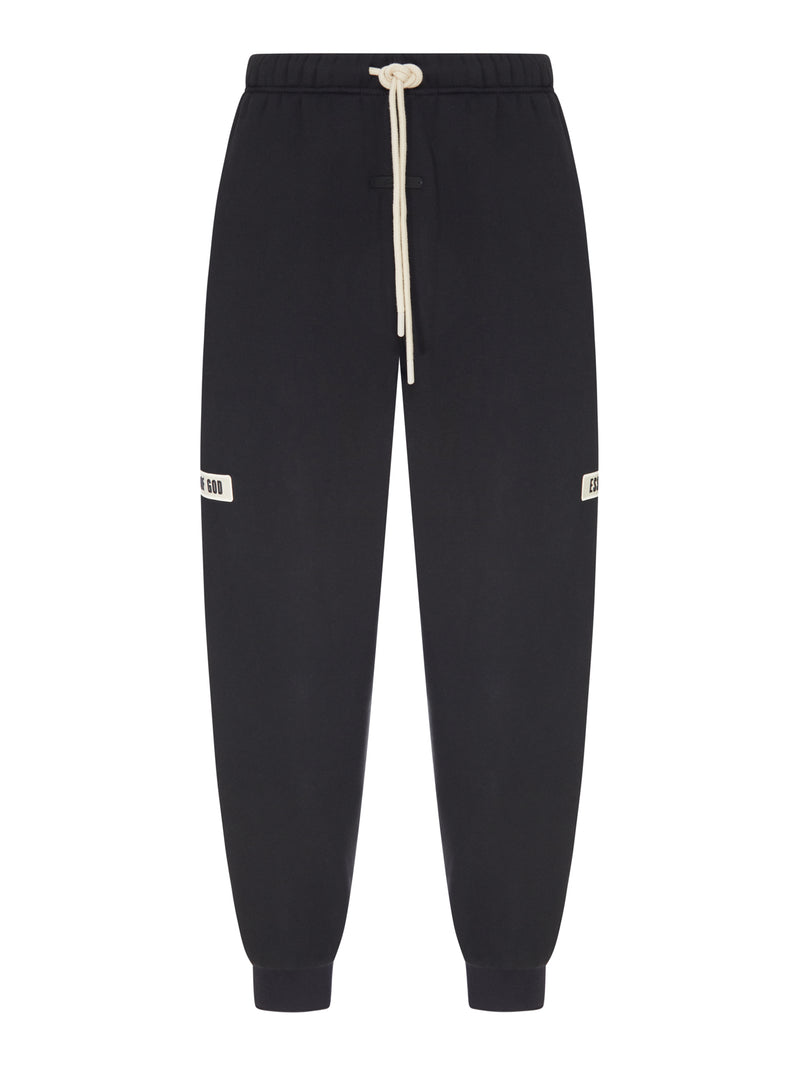 PANTALONI JOGGER IN FELPA CON LOGO LATERALE