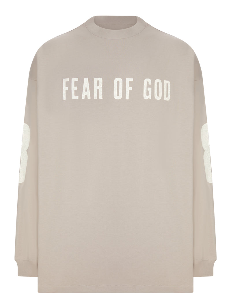 T-SHIRT OVERSIZE A MANICHE LUNGHE CON STAMPA