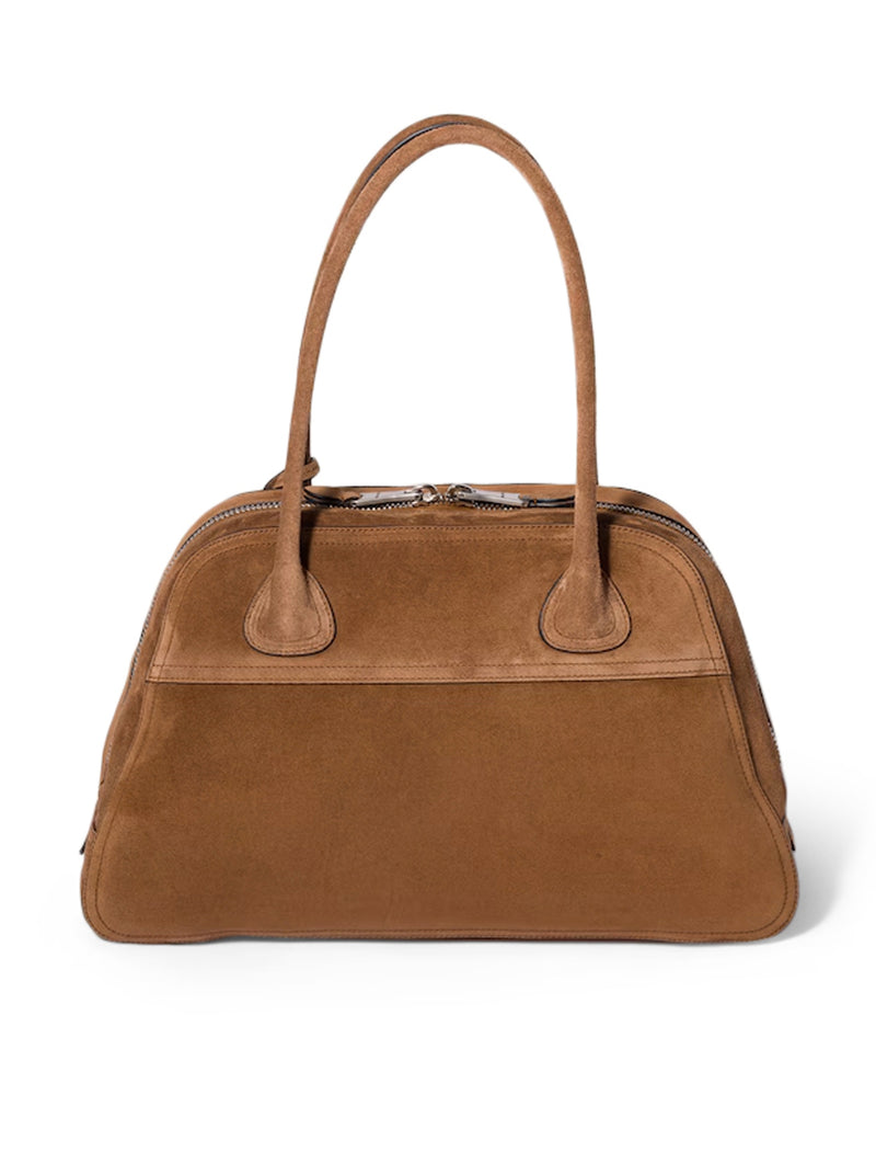 BORSA VIVANT IN PELLE SCAMOSCIATA