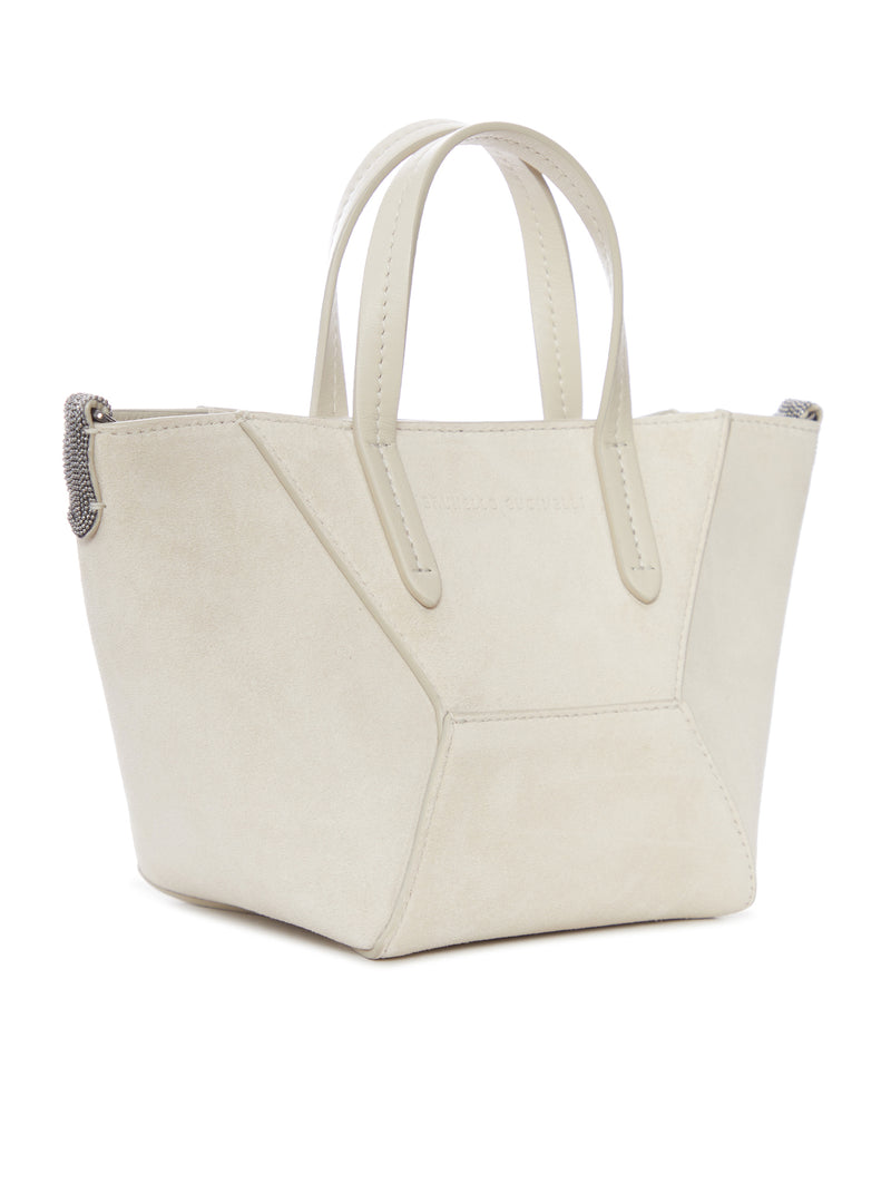 BORSA MINI IN PELLE SCAMOSCIATA CON TRACOLLA