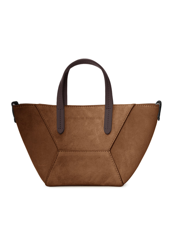 BORSA MINI IN PELLE SCAMOSCIATA CON TRACOLLA