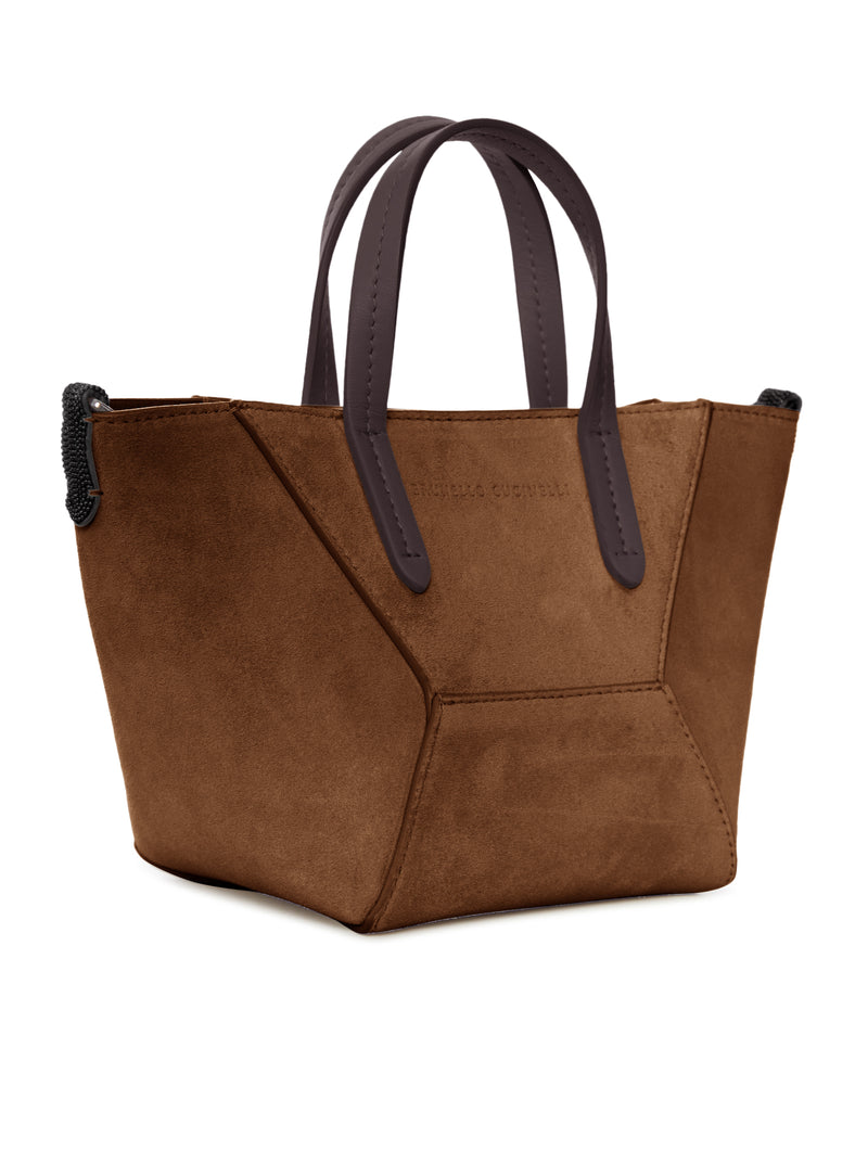 BORSA MINI IN PELLE SCAMOSCIATA CON TRACOLLA