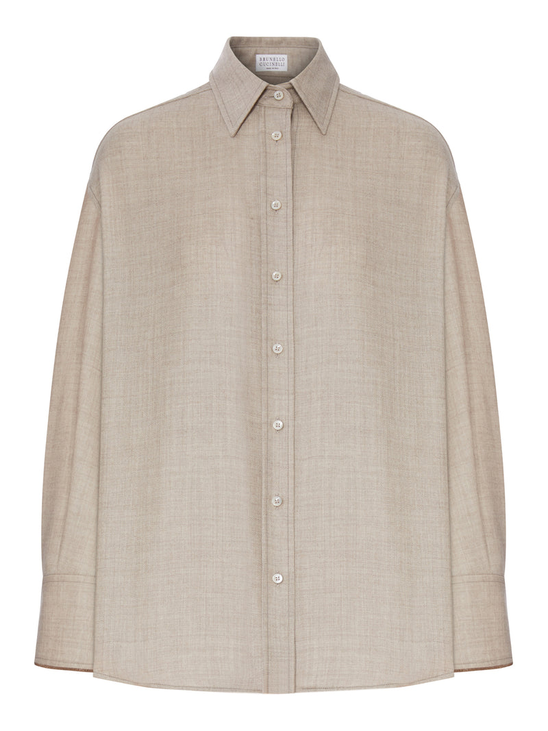 CAMICIA CLASSICA IN CASHMERE