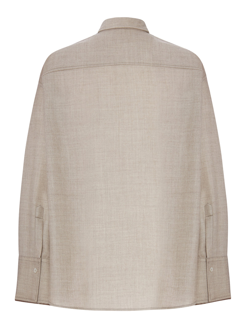 CAMICIA CLASSICA IN CASHMERE