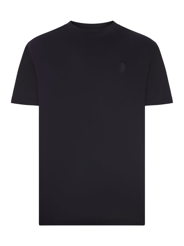 T-SHIRT IN COTONE CON LOGO RICAMATO