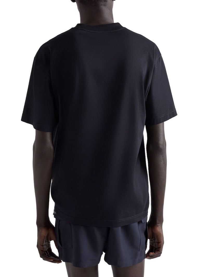 T-SHIRT IN COTONE CON LOGO RICAMATO