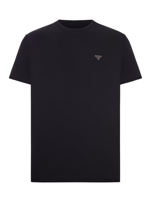 T-SHIRT IN COTONE CON PLACCA LOGO