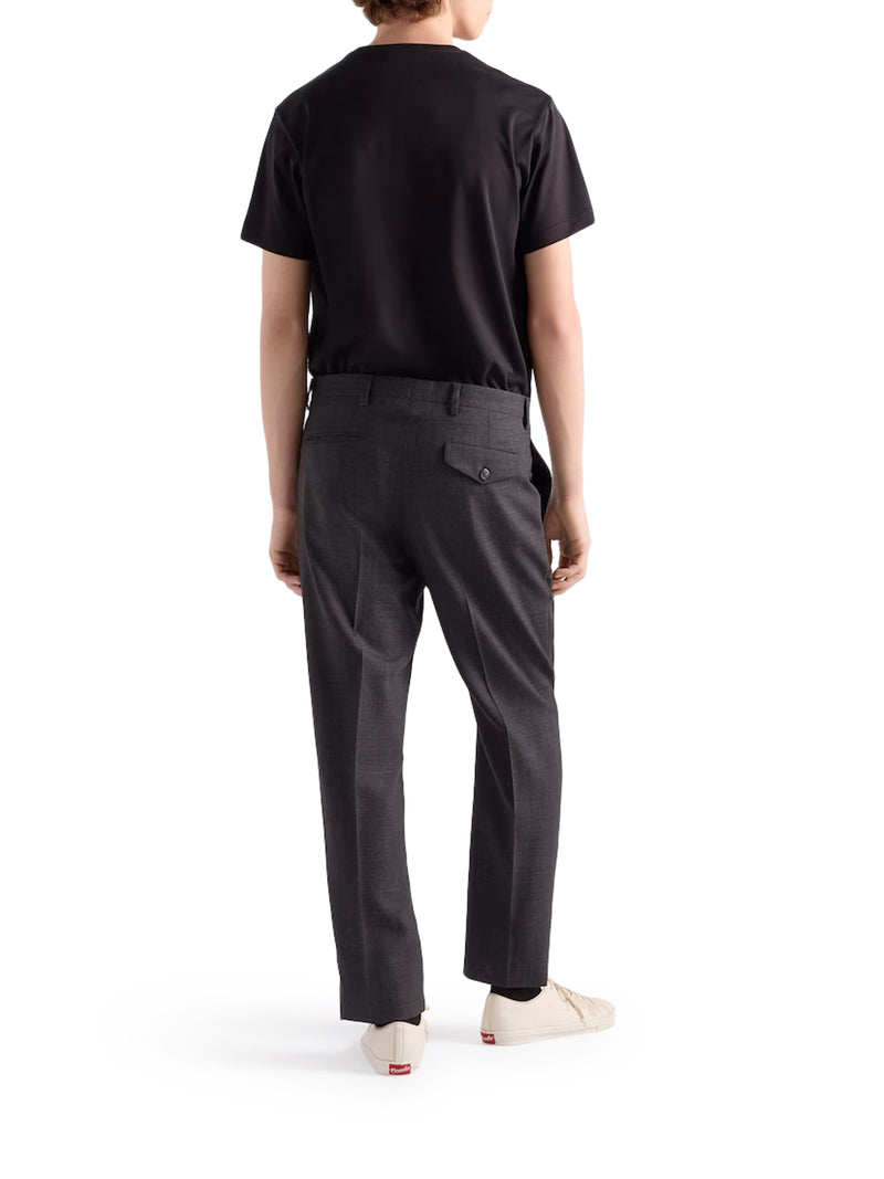 T-SHIRT IN COTONE CON PLACCA LOGO