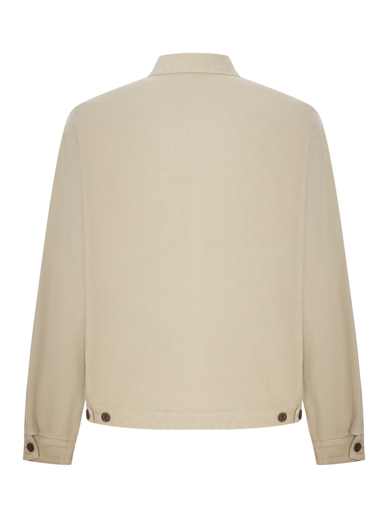 BLOUSON IN COTONE CON LOGO