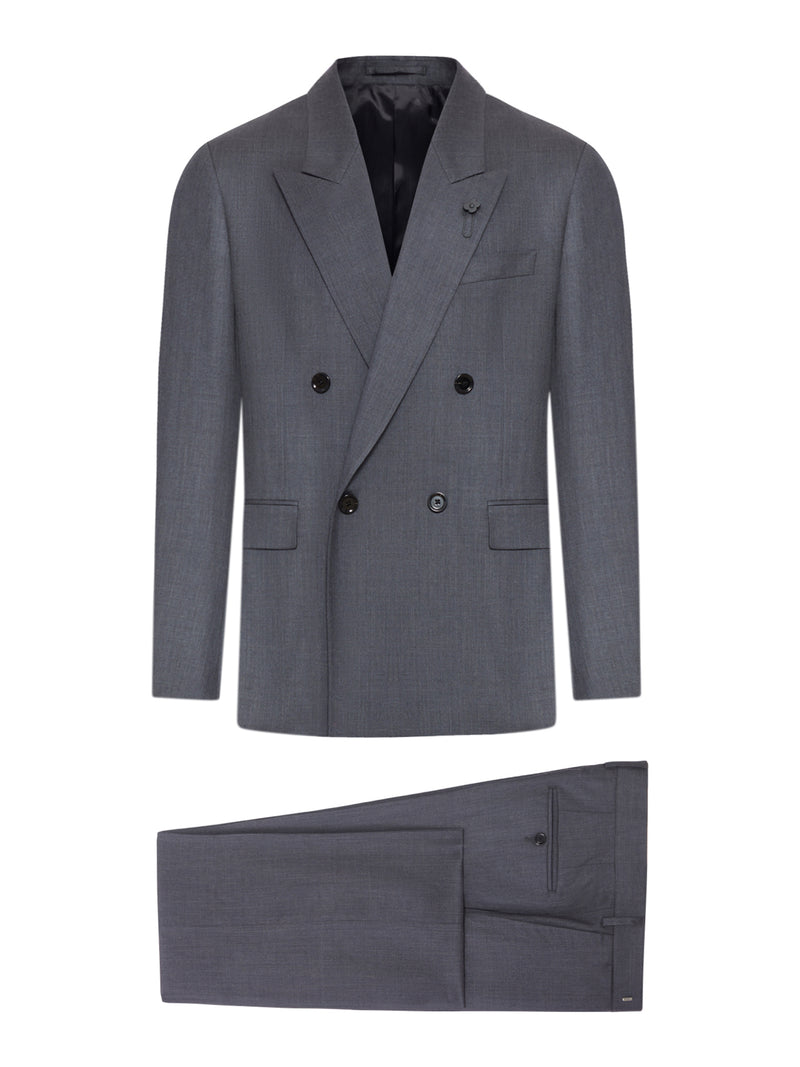COMPLETO SARTORIALE DOPPIOPETTO IN MISTO LANA E SETA