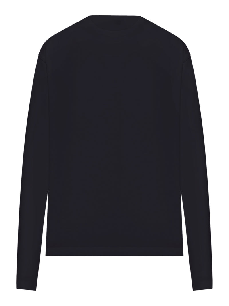 T-SHIRT A MANICA LUNGA IN COTONE