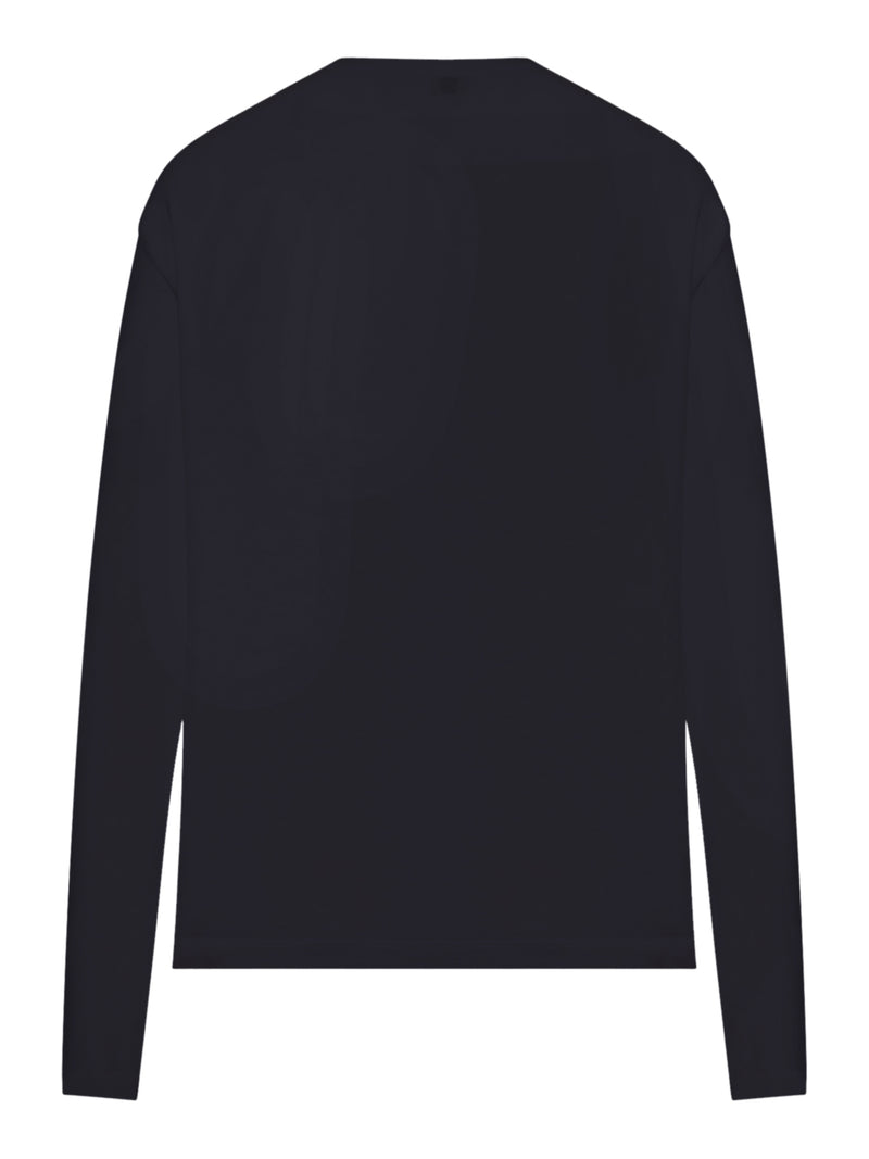 T-SHIRT A MANICA LUNGA IN COTONE