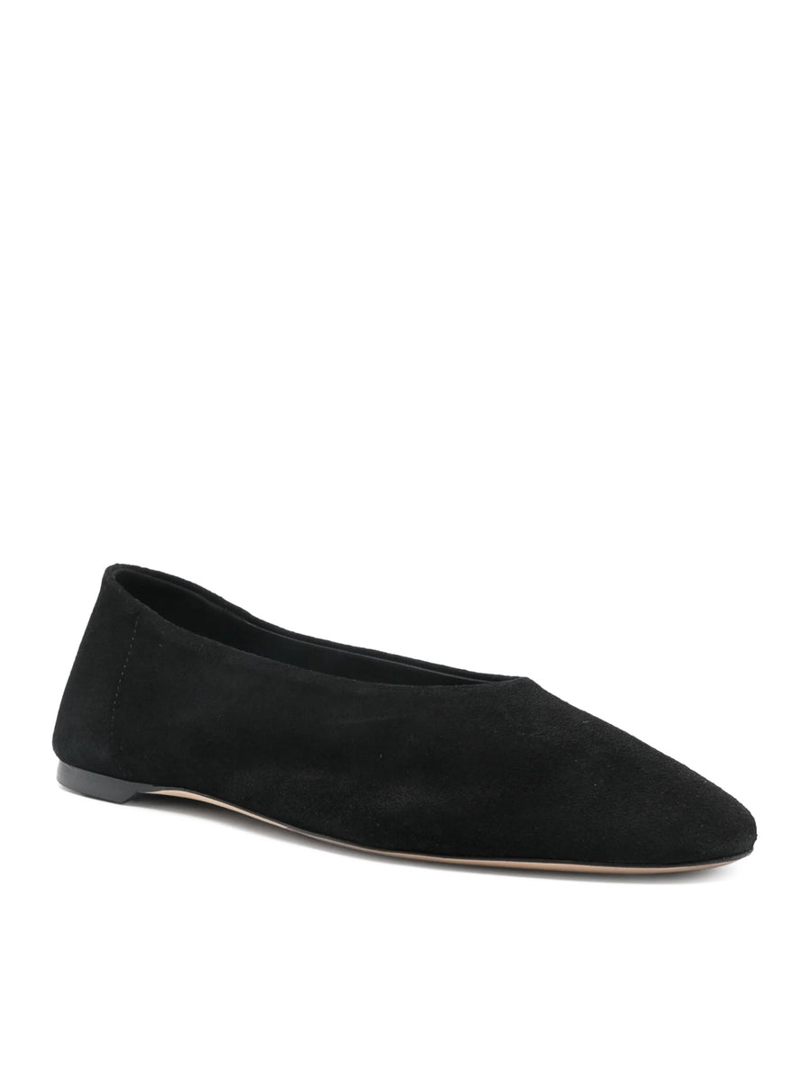 BALLERINE IN CAMOSCIO NERO