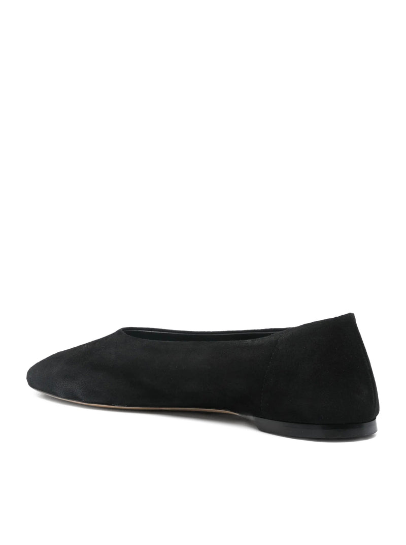 BALLERINE IN CAMOSCIO NERO