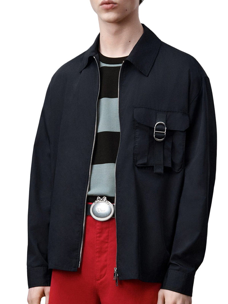 GIACCA-CAMICIA CON CERNIERA E FIBBIA CD