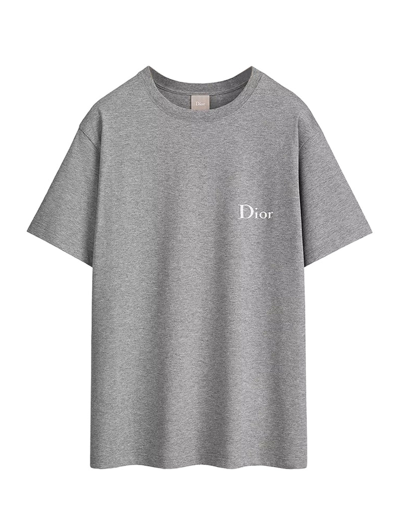 T-SHIRT CON RICAMO IN JERSEY DI COTONE