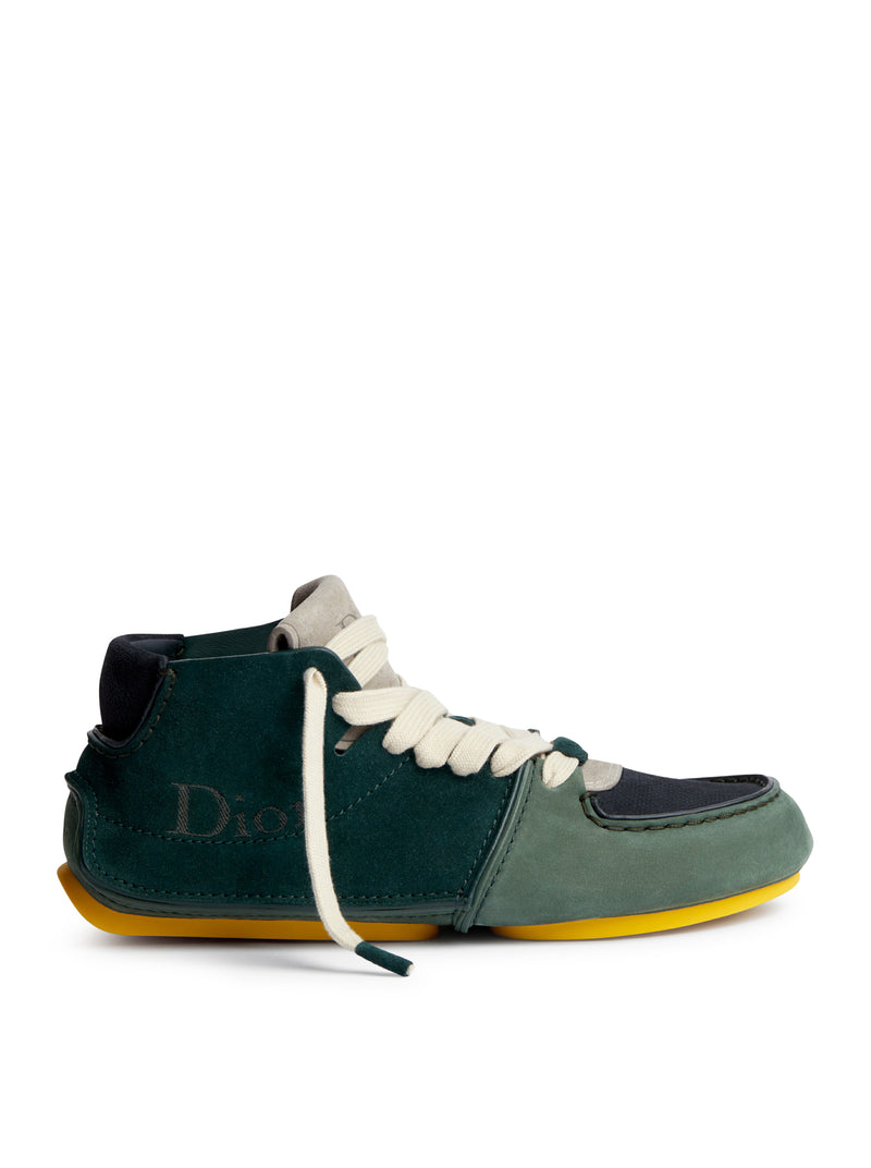 STIVALE STRINGATO DIOR ROADIE IN PELLE SCAMOSCIATA